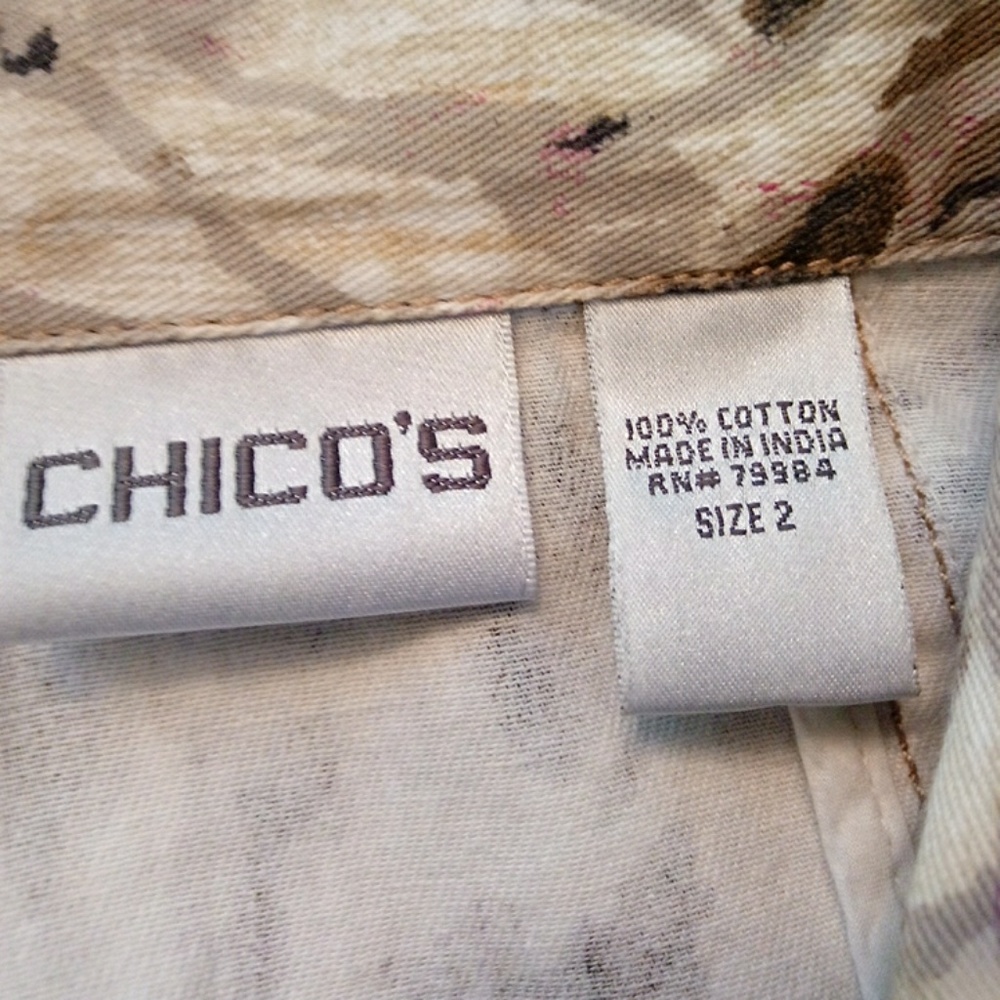 Chico's Multicolor Patterned Jacket - image 7